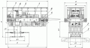 Machine for relinig the converters