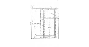 Container for nuclear fuel dry wastes