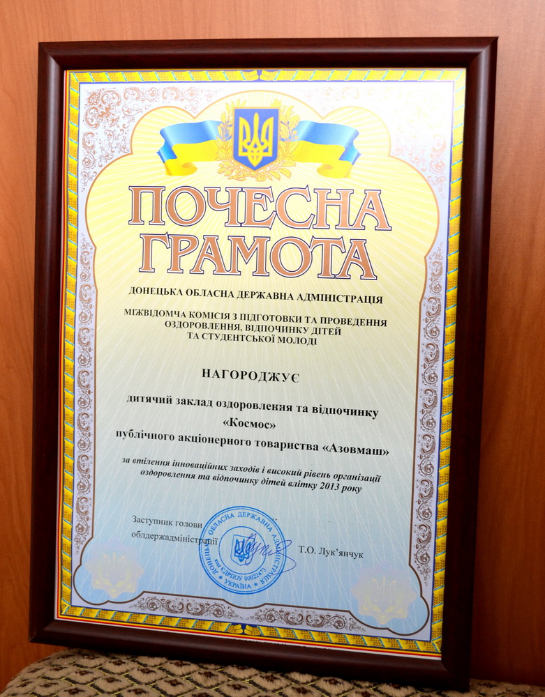 Донецкая облгосадминистрация подвела итоги летнего оздоровления детей среди детских центров и оздоровительных учреждений области